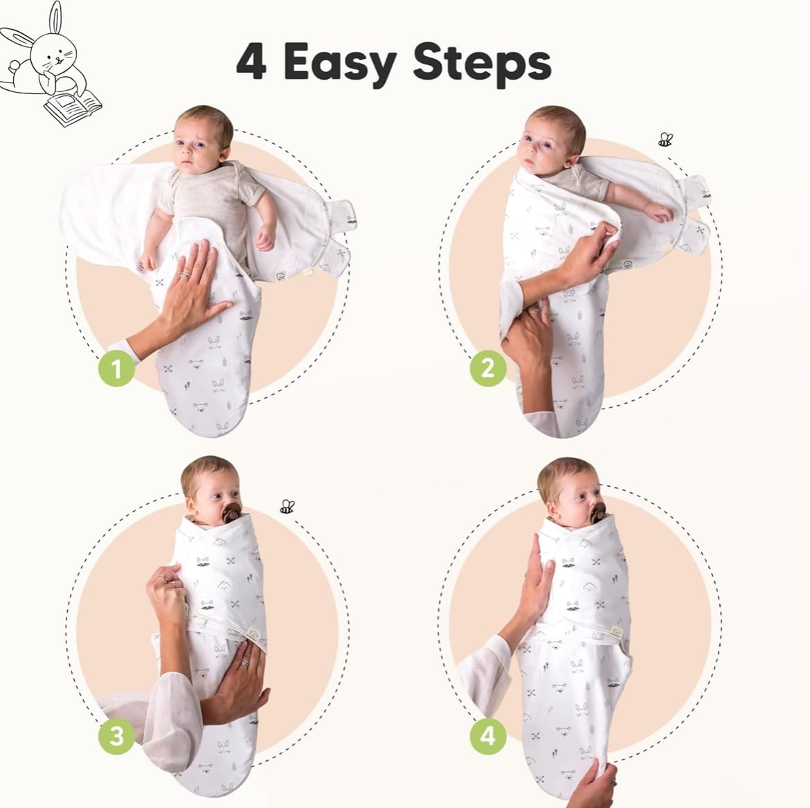 Organic Cotton Baby Swaddle Set™
