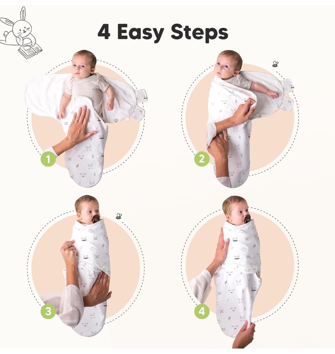 Organic Cotton Baby Swaddle Set™