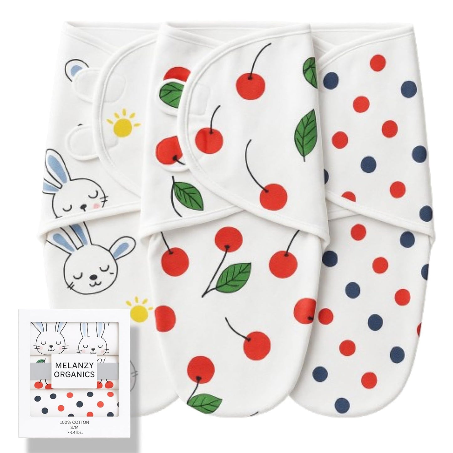 Organic Cotton Baby Swaddle Set™